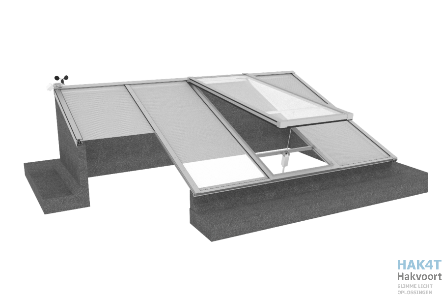 Hakvoort-daglicht-lessenaarskap-lessenaarsdak-lichtstraat-polycarbonaat-aluminium